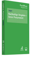 Cover: Nachhaltige Vergaben - Green Procurement - C.H.BECK
