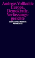Cover: Europa, Demokratie, Verfassungsgerichte - Suhrkamp