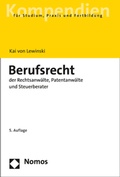 Cover: Berufsrecht der Rechtsanw&auml;lte, Patentanw&auml;lte und Steuerberater - Nomos