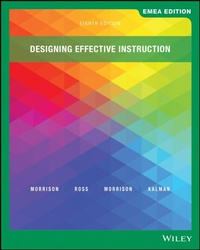 Enlarge image Cover: Designing Effective Instruction - Wiley