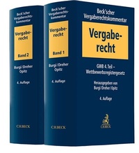 Abbildung von: Beck'scher Vergaberechtskommentar - Gesamtwerk - C.H.BECK
