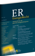 Cover: ER EnergieRecht - Erich Schmidt Verlag