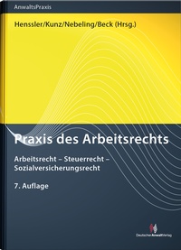Enlarge image Cover: Praxis des Arbeitsrechts - Deutscher Anwaltverlag