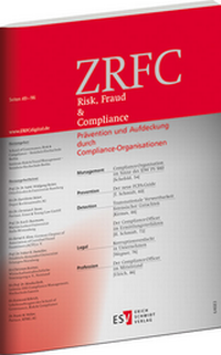 Abbildung von: Risk, Fraud & Compliance - ZRFC - Erich Schmidt Verlag