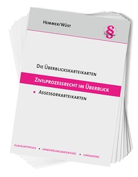 Abbildung von: Zivilprozessrecht ZPO im Überblick - Hemmer-Wüst