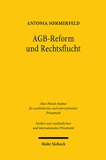 Abbildung von: AGB-Reform und Rechtsflucht - Mohr Siebeck