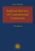 Cover: Judicial Review of Commercial Contracts - Nomos
