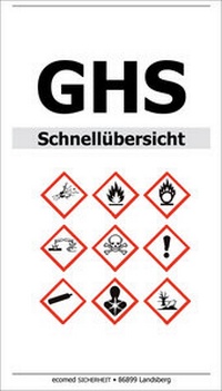 Bild: Infokarte GHS Schnellübersicht - ecomed Storck