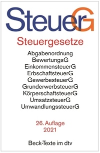 Abbildung von: Steuergesetze: SteuerG - dtv
