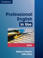 Cover: Professional English in Use Law - Cambridge University Press