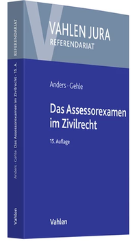 Abbildung von: Das Assessorexamen im Zivilrecht - Vahlen
