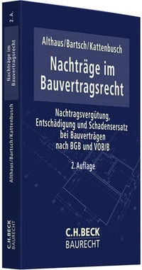 Abbildung von: Nachträge im Bauvertragsrecht - C.H.BECK