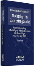 Cover: Nachtr&auml;ge im Bauvertragsrecht - C.H.BECK