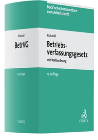 Abbildung von: Betriebsverfassungsgesetz: BetrVG - C.H.BECK