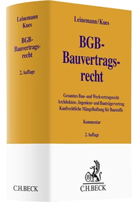 Abbildung von: BGB-Bauvertragsrecht - C.H.BECK