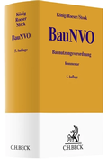 Cover: Baunutzungsverordnung: BauNVO - C.H.BECK
