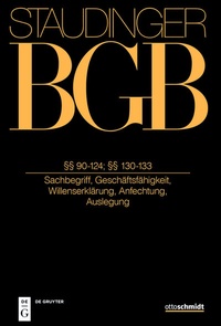 Abbildung von: BGB: Kommentar zum Bürgerlichen Gesetzbuch mit Einführungsgesetz und Nebengesetzen  - Otto Schmidt/De Gruyter