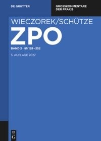 Abbildung von: Zivilprozessordnung und Nebengesetze: ZPO - Band 3 - De Gruyter