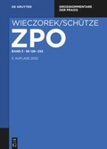 Cover: Zivilprozessordnung und Nebengesetze: ZPO - Band 3 - De Gruyter