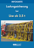 Cover: Infokarte Ladungssicherung bei Lkw ab 3,5 t - ecomed Storck