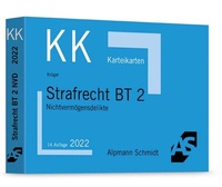 Bild vergrößern Bild: Karteikarten Strafrecht BT 2 - Alpmann Schmidt