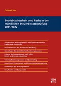 Cover: Betriebswirtschaft und Recht in der m&uuml;ndlichen Steuerberaterpr&uuml;fung 2021/2022 - HDS