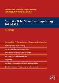 Abbildung von: Die mündliche Steuerberaterprüfung 2021/2022 - HDS