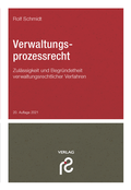 Cover: Verwaltungsprozessrecht - Rolf Schmidt Verlag