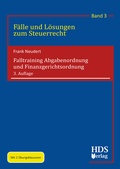 Cover: Falltraining Abgabenordnung und Finanzgerichtsordnung - HDS