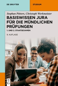 Bild vergrößern Bild: Basiswissen Jura für die mündlichen Prüfungen - De Gruyter