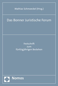 Abbildung von: Das Bonner Juristische Forum - Nomos