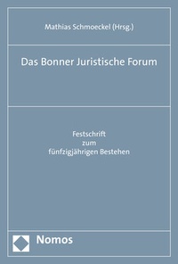 Abbildung von: Das Bonner Juristische Forum - Nomos