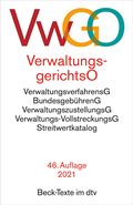 Cover: Verwaltungsgerichtsordnung, Verwaltungsverfahrensgesetz: VwGO - dtv