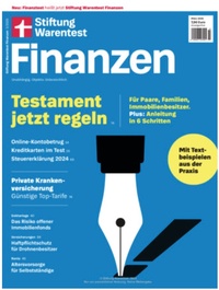 Bild vergrößern Bild: Stiftung Warentest Finanzen - Stiftung Warentest