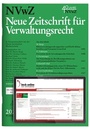 Bild: NVwZ - Neue Zeitschrift für Verwaltungsrecht - C.H.BECK
