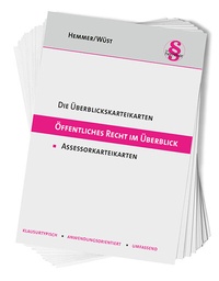 Abbildung von: Assessor Karteikarten - Öffentliches Recht im Überblick - Hemmer-Wüst