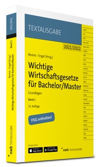 Abbildung von: Wichtige Wirtschaftsgesetze für Bachelor/Master - NWB