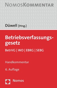 Bild vergrößern Bild: Betriebsverfassungsgesetz - Nomos