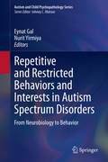 Cover: Repetitive and Restricted Behaviors and Interests in Autism Spectrum Disorders - Springer