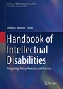 Cover: Handbook of Intellectual Disabilities - Springer