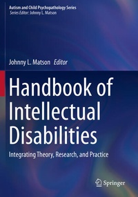Enlarge image Cover: Handbook of Intellectual Disabilities - Springer