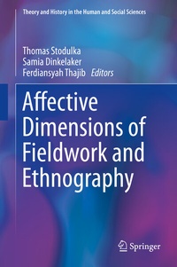 Enlarge image Cover: Affective Dimensions of Fieldwork and Ethnography - Springer