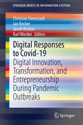 Cover: Digital Responses to Covid-19 - Springer