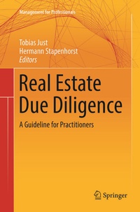 Enlarge image Cover: Real Estate Due Diligence - Springer