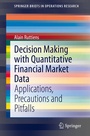 Cover: Decision Making with Quantitative Financial Market Data - Springer