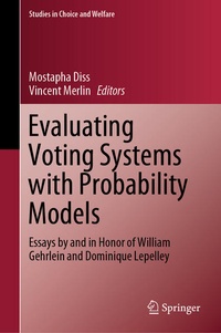 Enlarge image Cover: Evaluating Voting Systems with Probability Models - Springer