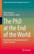 Cover: The PhD at the End of the World - Springer