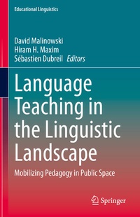 Enlarge image Cover: Language Teaching in the Linguistic Landscape - Springer