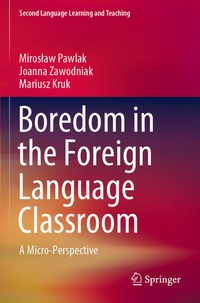 Enlarge image Cover: Boredom in the Foreign Language Classroom - Springer