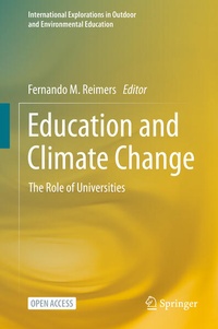 Enlarge image Cover: Education and Climate Change - Springer